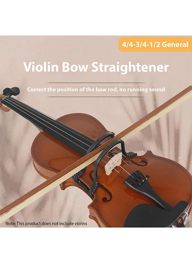 Generic Violin Bow Straightener Bow Collimator Carbon Fiber Resin Violin Bow Posture Hand Straightener Beginner Training Exercise Tools  - Image 3