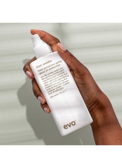 EVO EVO Icon Welder Heat Protection Spray - Leave-In Heat Protectant - Provides Style Support & Adds Shine - 200ml / 6.8fl.oz  - Image 5
