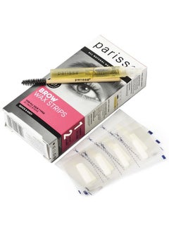 parissa Eyebrow 32 Biodegradable Wax Strips Kit For Athome Hair Removal With Readytouse Mini Wax Strips For All Hair Types Pink (Pwst10)  - Image 2