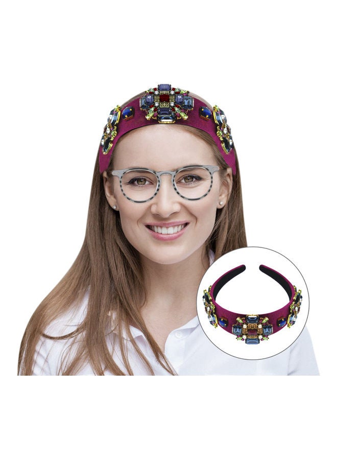 AIWANTO Rhinestone Fashion Headband Multicolour 20grams - Image 3