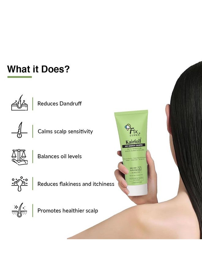 فيكسديرما شامبو فيكسيرما كيرفول المضاد للقشرة لفروة الرأس الدهنية الحساسة المعرضة للقشرة والتهاب بصيلات الشعر | شامبو مضاد للقشرة للنساء والرجال | شامبو بحمض الساليسيليك بنسبة 2% لتساقط الشعر - 15 مل - Image 3