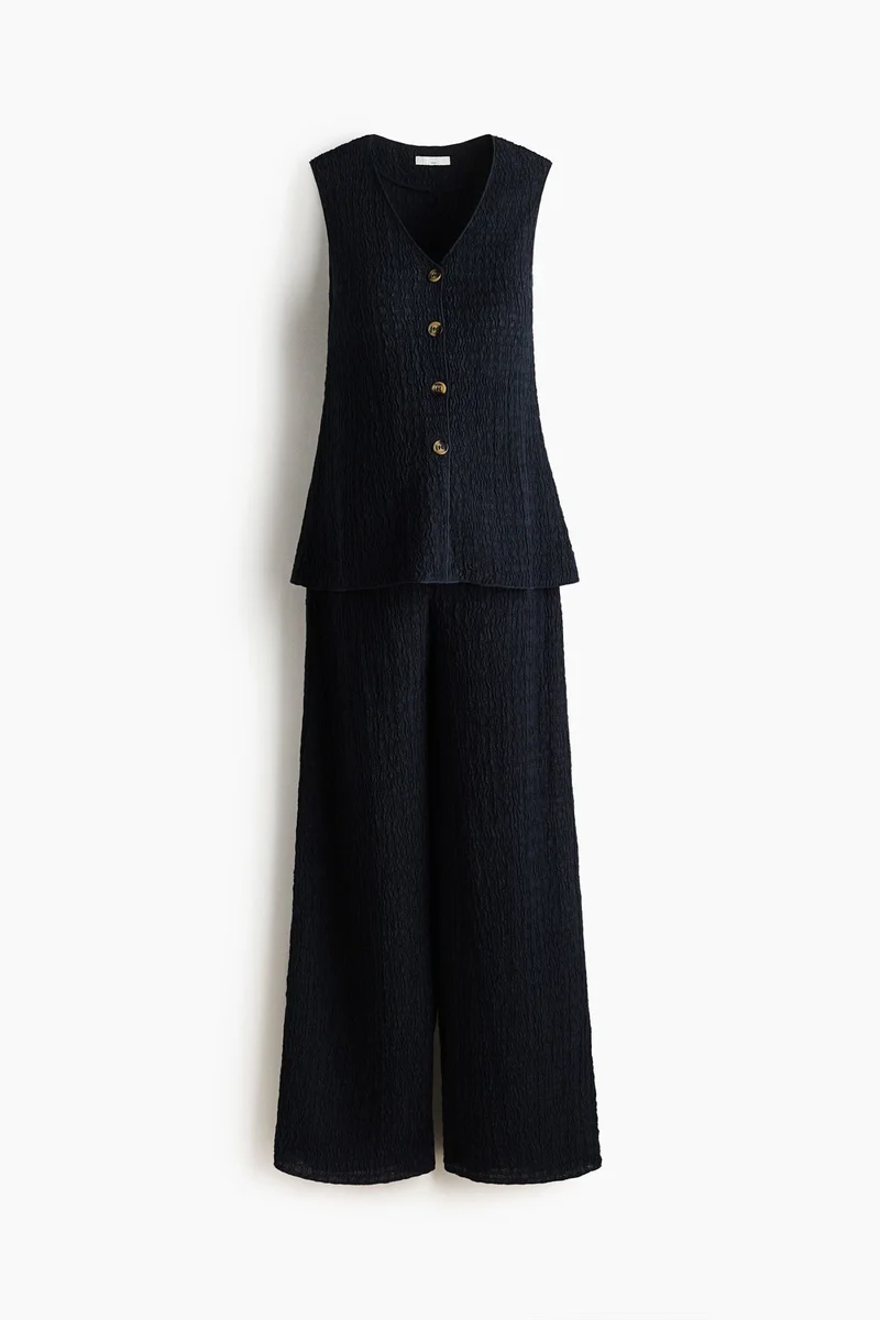 H&M MAMA 2-piece crinkled jersey set