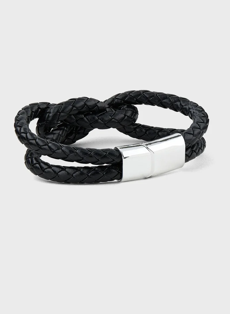 Seventy Five Layered Knot Detail  Bracelet