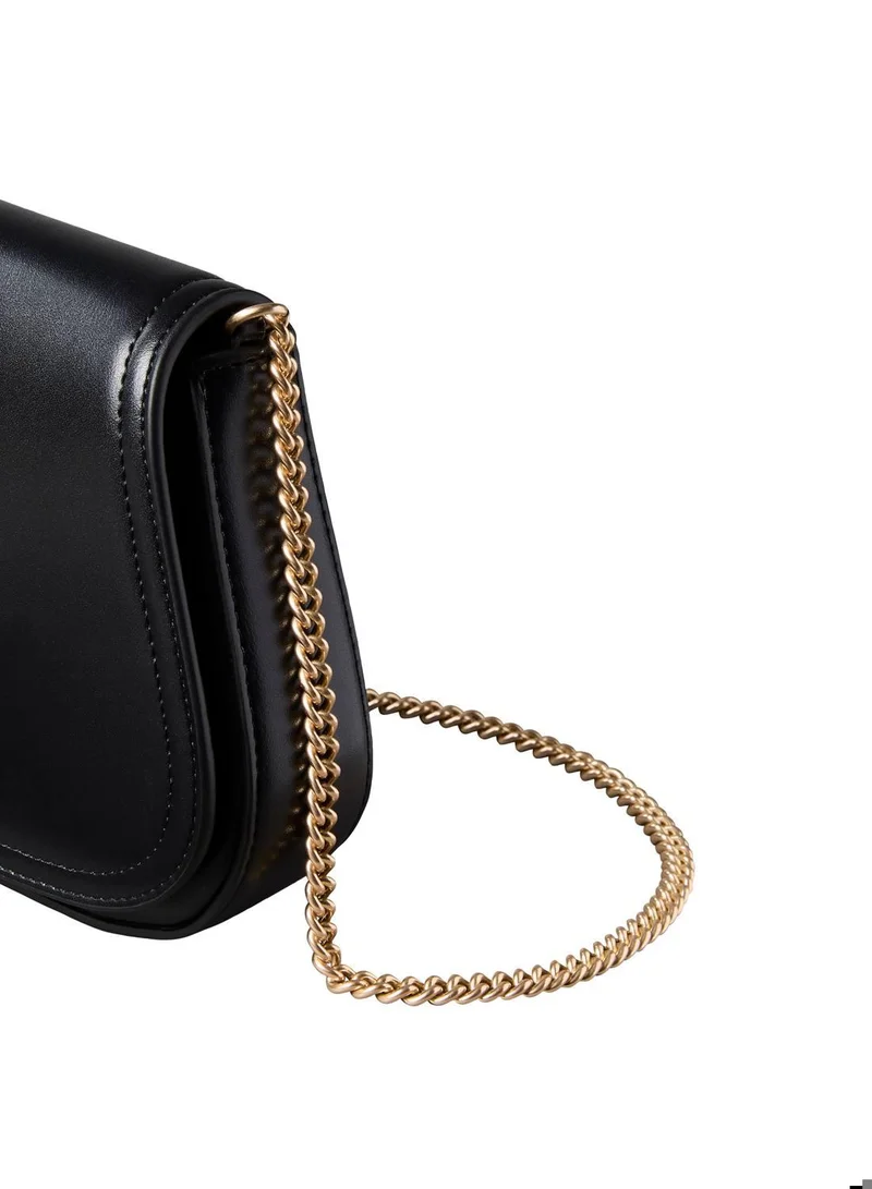 Calvin Klein  Curved Wallet With Chain Strap for Women | Best Price UAE