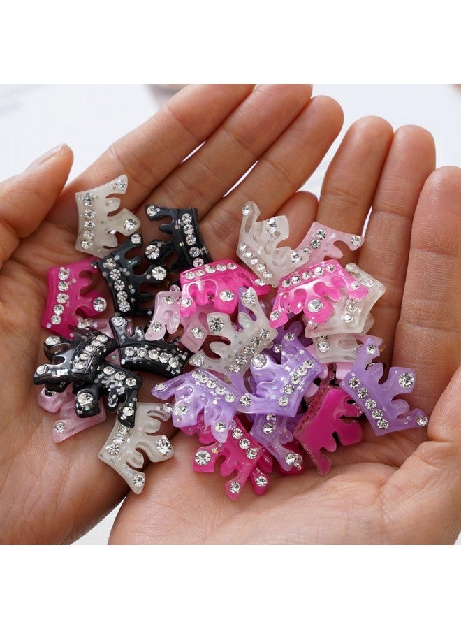 Chenkou Craft 30Pcs Resin Flatback Crown Scrapbooking Mix Color 1"X 5/8" - Image 5
