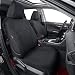 coverdream Corolla Cross Polyester Seat Covers Full Set for 20222026 Toyota Corolla Cross LLEXLESSE NonHybrid SUVFully CoveredBreathable UV Resistant Car Seat ProtectorBlack - Image 2