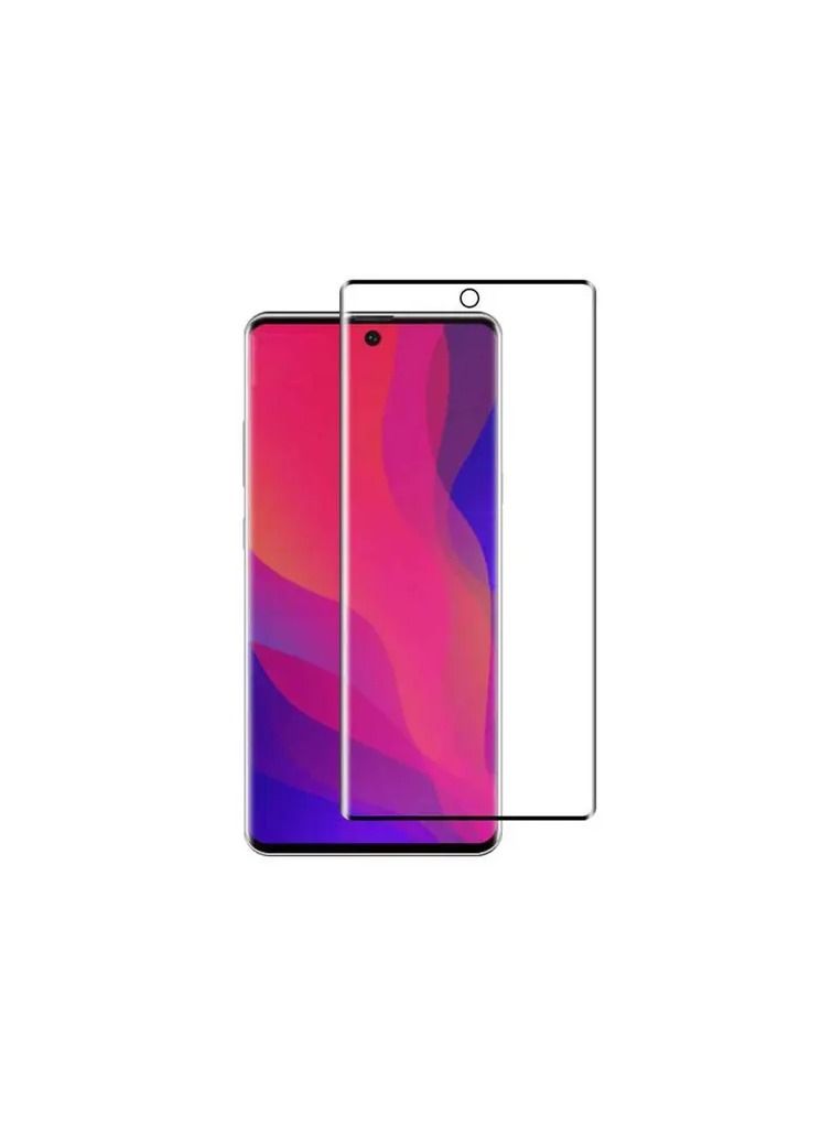 devia Real Series 3D Curved Full Screen Tempered Glass for Samsung Note 10 - Black - Image 1