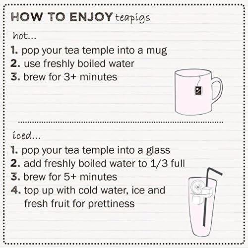 Teapigs Green Tea With Mint, Tea Bags Made With Whole Leaves, caffeine-free, natural ingredients (1 Pack of 50 Teabags) - Image 4