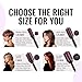 ERGO Super Gentle Round Brush for Blow Out - Salon Quality Hair Styling for Women - Roller for Wet and Dry Hair - Volumizing Care Blowout - ERG33:1.25" - Image 3