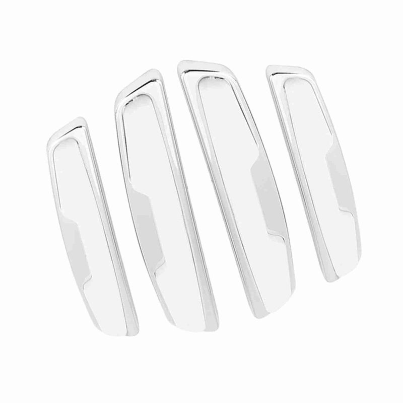 Universal Car Door Side Protector Bumper Strips Guards Anti Collision Bar White ABS Material - Image 2