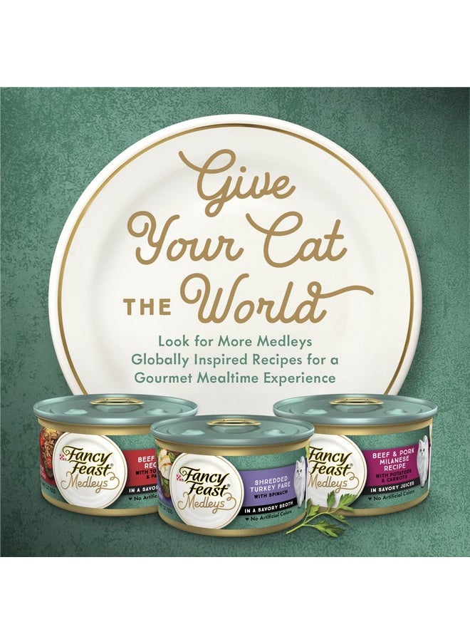 Fancy Feast Y Feast Medleys Tender Turkey Tuscany With Long Grain Rice And Spinach In A Savory Sauce  3 Oz. Can  (Pack Of 24) 3 Oz. Cans  - Image 5