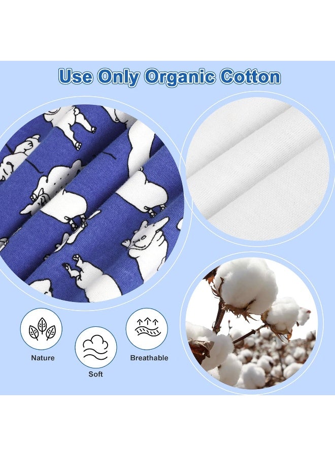 MooMoo Baby Leakproof Diaper Pants for Potty Training 2 Packs Bedtime Potty Training Pants for Boys and Girls - Image 5