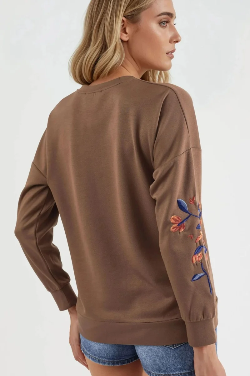 Lady Bersan BERSAN Women's Crew Neck Sweatshirt