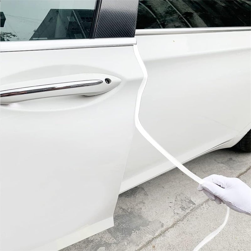 Azonee Car Door Edge Guards, Azonee 5m Sealed Door Edge Protection, Anti-Collision Protector Strips Guards, Anti-Scratch Trim Molding, Auto Accessories Universal for Most Cars, White - Image 5