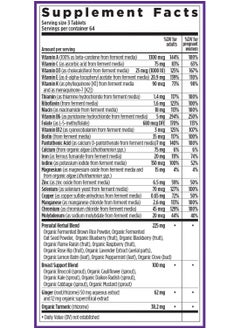 New Chapter Advanced Perfect Prenatal Multivitamin 192 Tablets  - Image 3