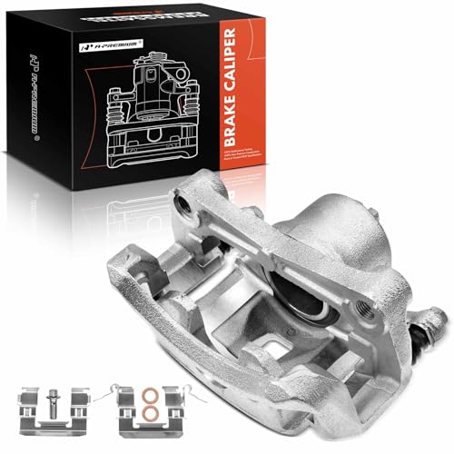 A-Premium Disc Brake Caliper Assembly with Bracket Compatible with Select Nissan Models - Sentra 2007-2019, L4 1.8L, L4 2.0L - Front Left Driver Side - Image 1