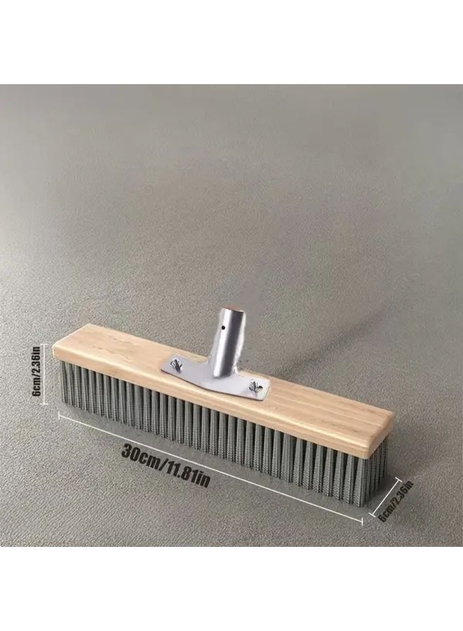 Stainless Steel Wire Floor Brush 11 81 Inches For Moss Removal Hard Bristles Cleaning Kitchen Bathroom Cement - Image 3