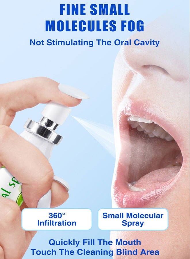 Peach Multi Effeet Fresh Oral Spray - Bad Breath Treatment for Adults, White Peach Flavor Mouth Freshener, Effective Mouth Spray, Breath Freshener Spray, Oral Care Spray, Mouth Healthy Care 20ml - Image 3