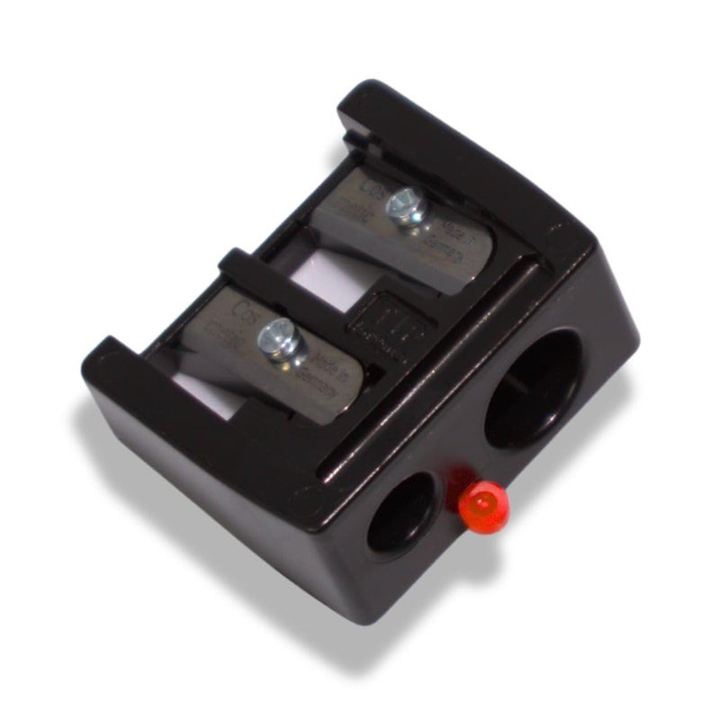 Le Metier De Beaute MÄ’TIER Eye & Lip Cosmetic Pencil Sharpener Le Deux, Precision & Mess-Free, Convenient, Essential Tool, Easy To Clean, Travel-Friendly, Compact, Stainless-Steel Blade - Image 4