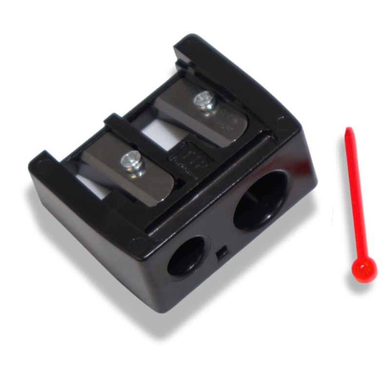 Le Metier De Beaute MÄ’TIER Eye & Lip Cosmetic Pencil Sharpener Le Deux, Precision & Mess-Free, Convenient, Essential Tool, Easy To Clean, Travel-Friendly, Compact, Stainless-Steel Blade - Image 3