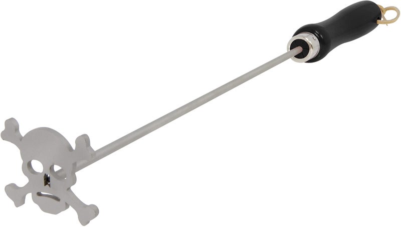 BBQ Fans Skull Branding Iron for Steak, Buns, Wood & Leather - Image 2
