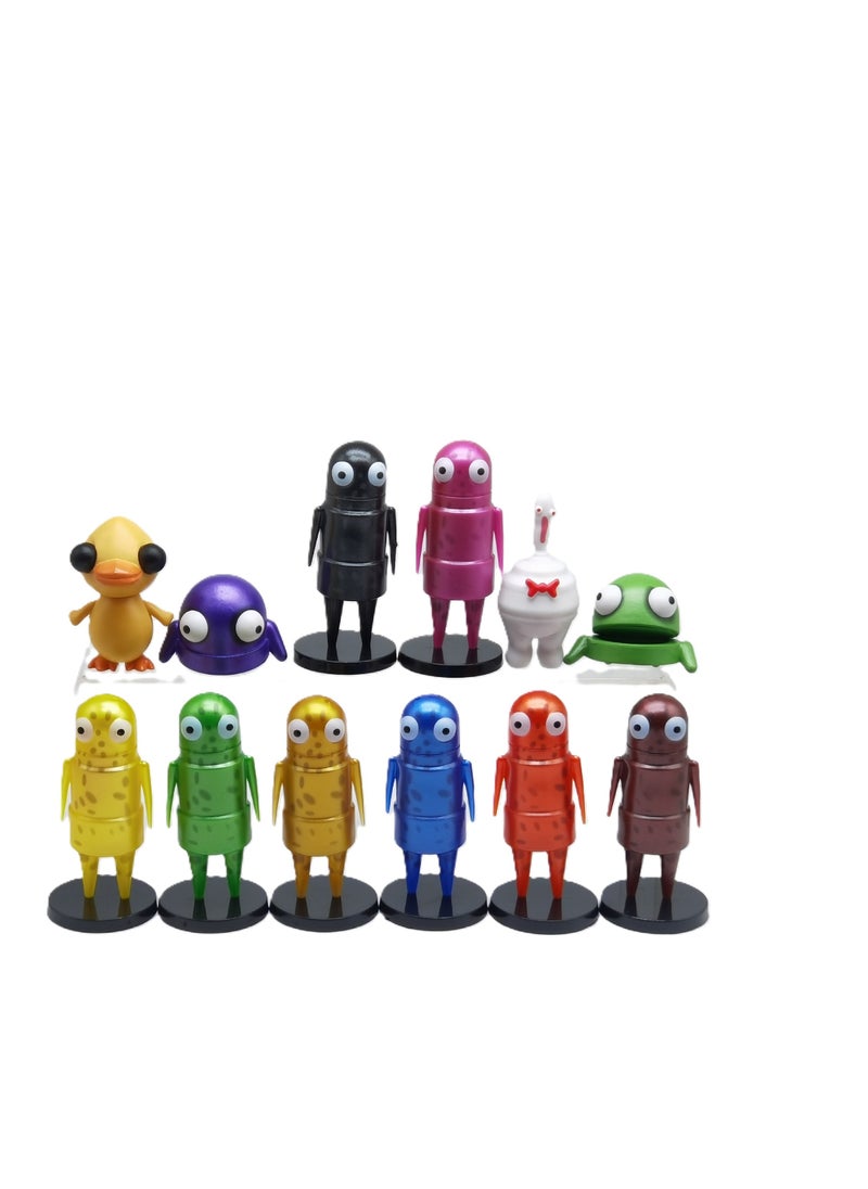 Y&D 12 pcs Repo Action Figure Toys For Fans  Series Figures Model Birthday Cake Toppers  - Image 1