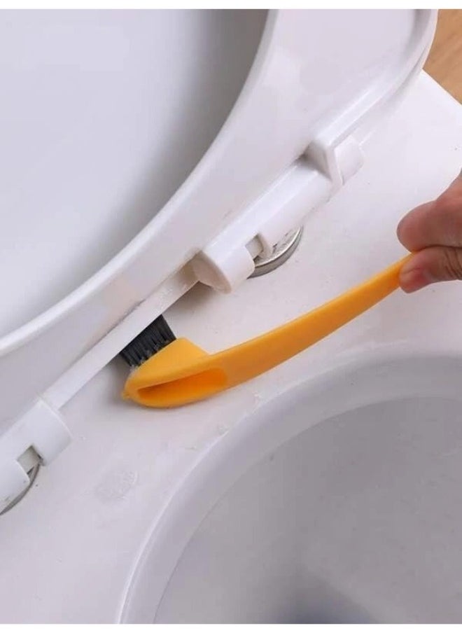 2 in 1 Long Handle Toilet Brush - 1 Piece - Multicolor