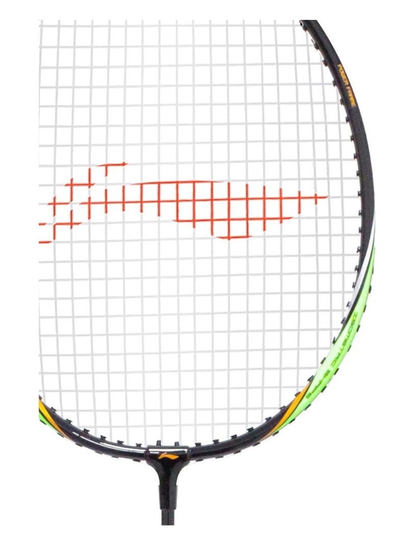 Li-Ning XP 901 Strung Badminton Racquet With Free Head Cover (Black/Green) - Image 5