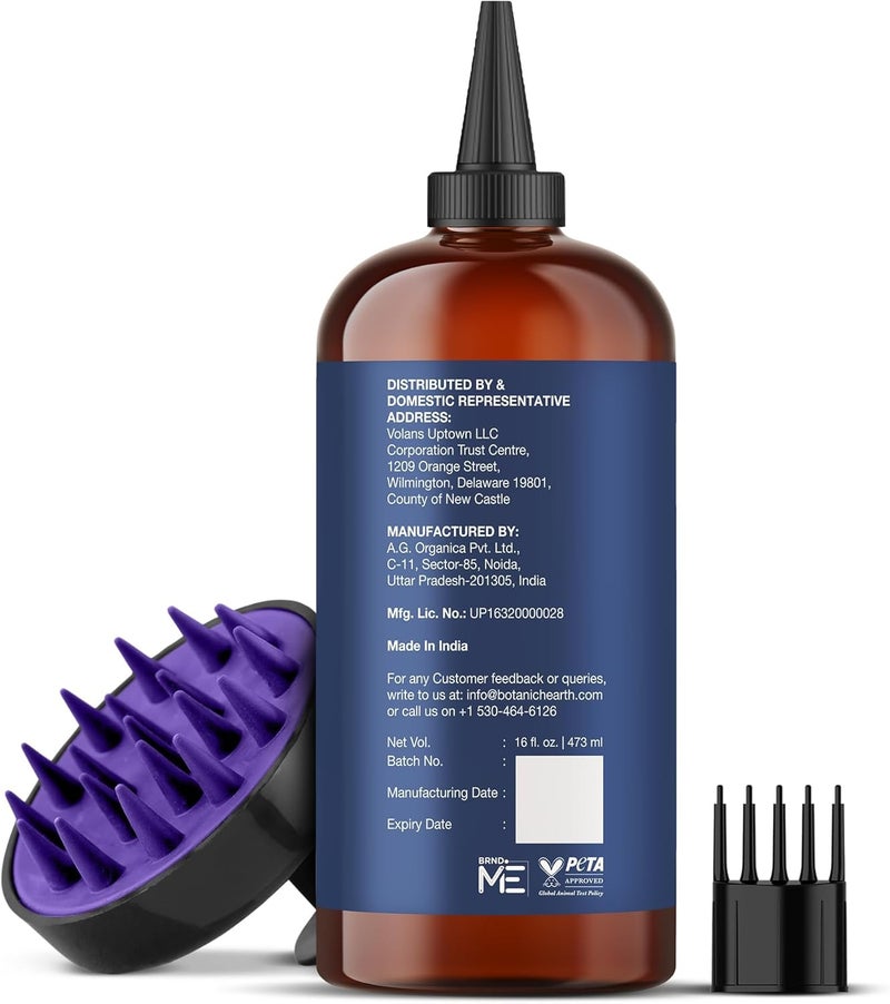 Botanic Hearth Rosemary Oil for hair growth 16 Fl Oz - For Thicker Hair, Scalp Treatment for Hair Loss, Dry & Frizzy Hair Repair, Deep Nourishing Oil for Damaged Hair - 100% Natural and Vegan - Image 4