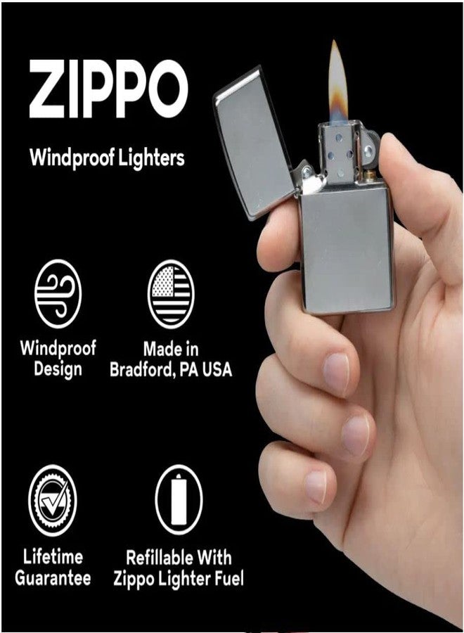 Zippo Lighter- Cancer Zodiac Horoscope Sign Black Matte Windproof Lighter #Z5300 - Image 2