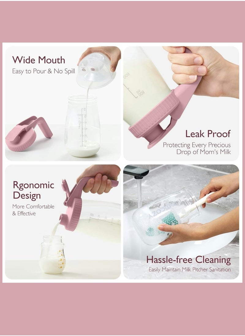 Breast Milk Pitcher, Resistant to Heat and Cold Abrupt Temp Swings, No Leak Breast Milk Fridge Storage Container With Wide Mouth, Fast Baby Formula Maker, Breastfeeding Essentials - pzsku/Z1797B9F7DD501E59922CZ/45/_/1733388145/29ef85ab-ac29-4a50-9bff-3c239cd47b29