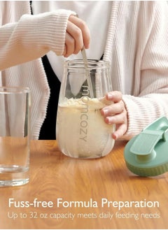 Momcozy Breast Milk Pitcher, Resistant to Heat and Cold Abrupt Temp Swings, No Leak Breast Milk Fridge Storage Container With Wide Mouth, Fast Baby Formula Maker, Breastfeeding Essentials  - Image 5
