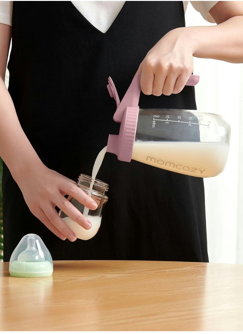 Breast Milk Pitcher, Resistant to Heat and Cold Abrupt Temp Swings, No Leak Breast Milk Fridge Storage Container With Wide Mouth, Fast Baby Formula Maker, Breastfeeding Essentials - pzsku/Z1797B9F7DD501E59922CZ/45/_/1733388193/b0bcd90c-1c47-4307-bf01-6bd6b810de8d