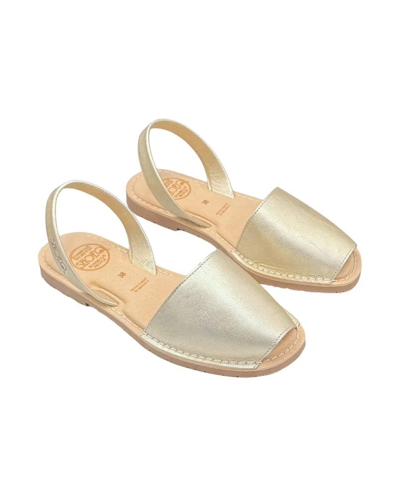SHOEQ Champagne Luxe Avarca for Women | Best Price UAE