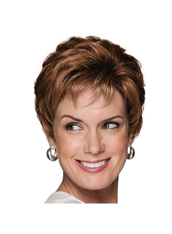 Gabor Acclaim Short Layered Comfort Cap Wig by Hairuwear Petite Size G31 Mango Mist - Image 2
