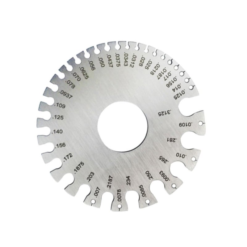 مقياس لحام الفولاذ المقاوم للصدأ أداة فحص اللحام قياس سمك المعدن - Image 1