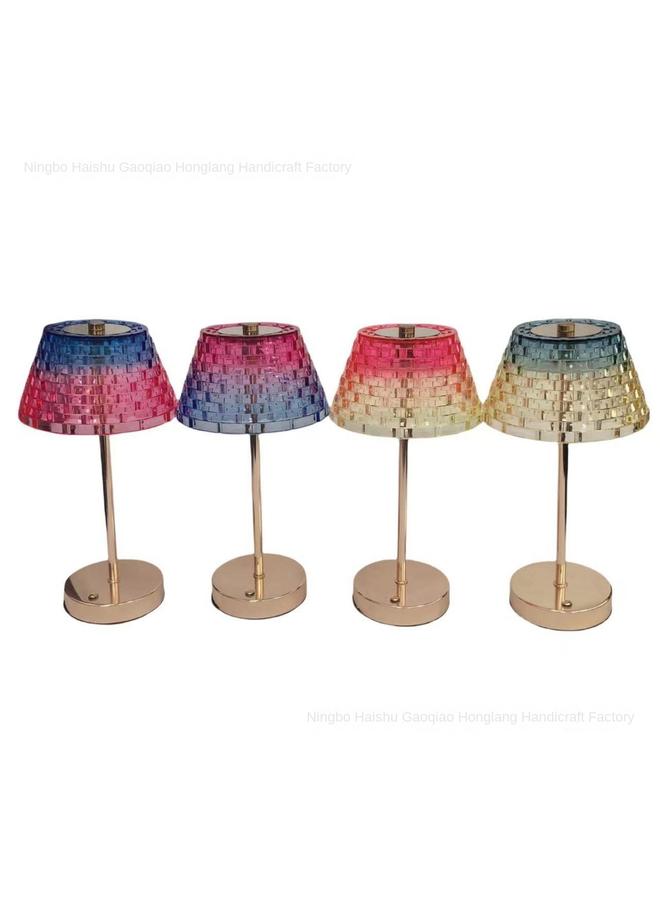 Bluejw New Metal Butterfly Crystal Lamp Decorative Table Lamp Acrylic LED Rechargeable Bedside Nightlight 1 - Image 4