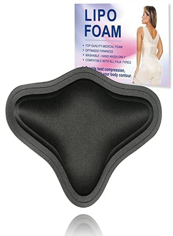 JNATER Lipo Foam Back Board, BBL Lumbar Molder, Lipo Board Post Surgery, BBL Post Surgery Supplies, Back Compression Lipo Foam Board, Tabla Moldeadora for BBL & Liposuction Post Surgery Recovery(Black) - Image 1