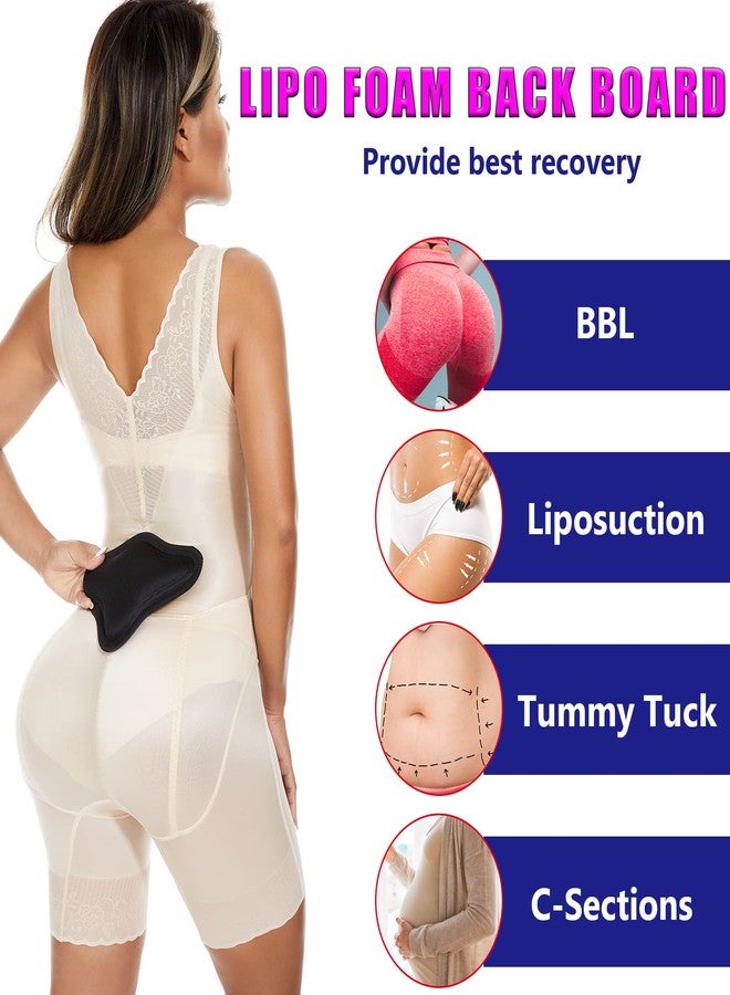 JNATER Lipo Foam Back Board, BBL Lumbar Molder, Lipo Board Post Surgery, BBL Post Surgery Supplies, Back Compression Lipo Foam Board, Tabla Moldeadora for BBL & Liposuction Post Surgery Recovery(Black) - Image 2