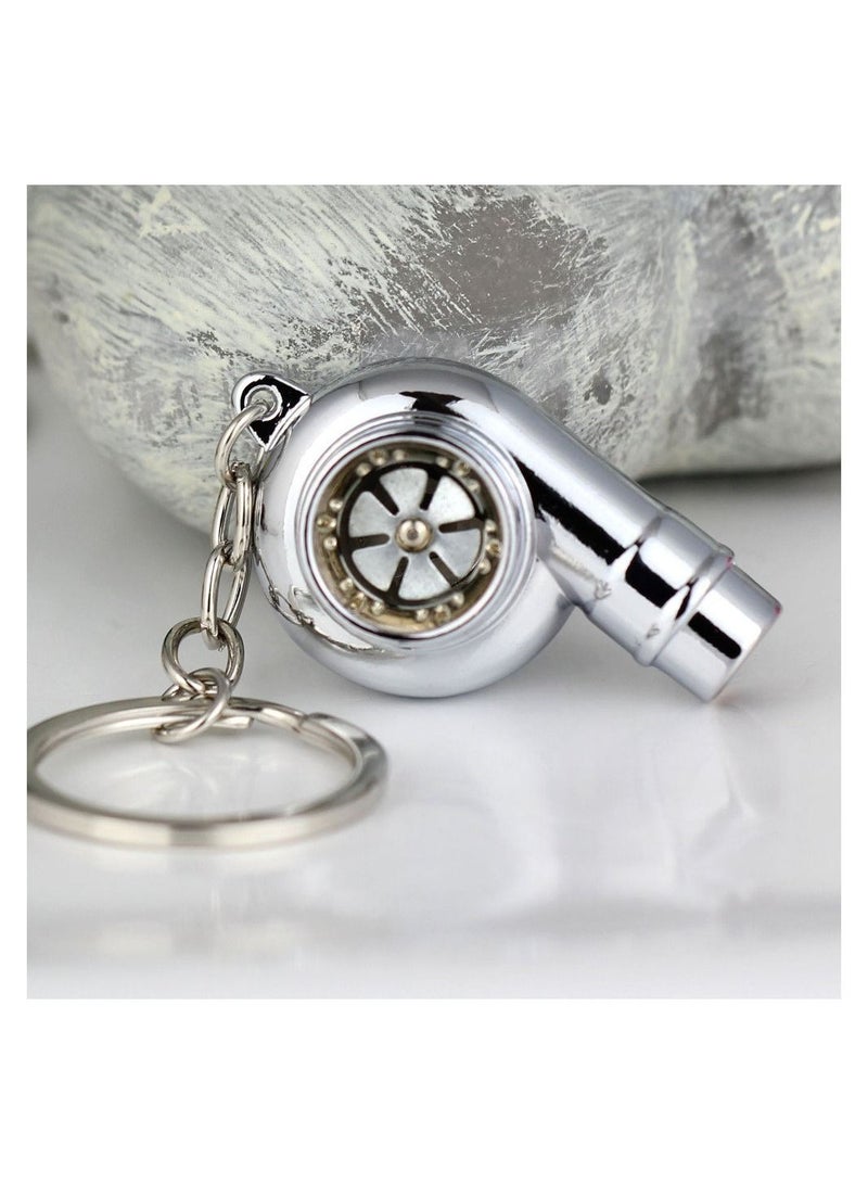 R&J Car Turbo turbocharger keychain with Whistle Sound Assorted Color (1 Piece) Cool Gift - Image 4