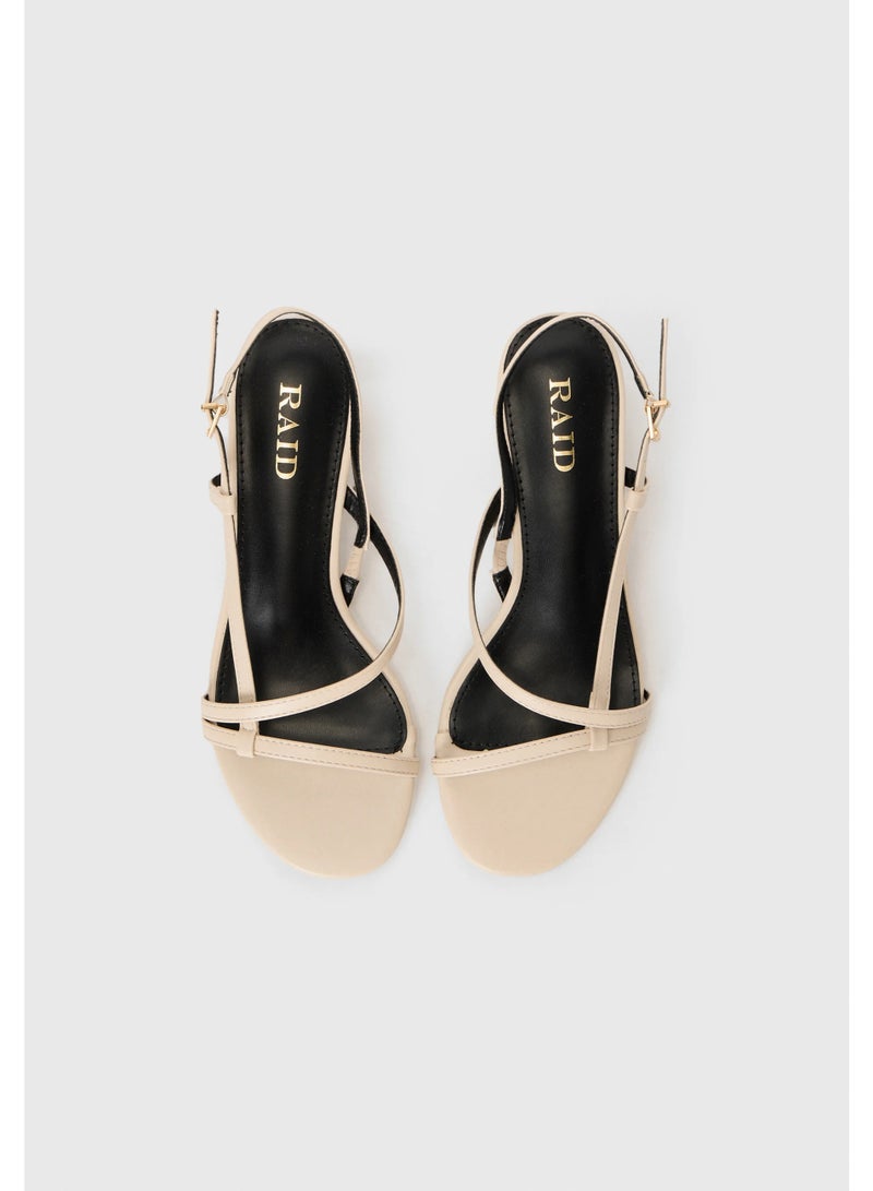 ريد صنادل بليندا ذات الكعب العالي بحزام خلفي - Image 4