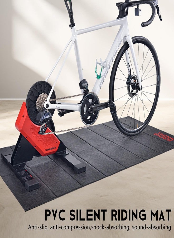 ThinkRider High Density Home Gym Treadmill Exercise Bike Trainer Mat, 6mm Thickness - Image 2