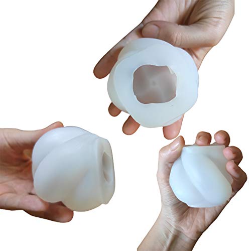 TOPYS 2-Pack Silicone Molds 3D Candle Molds, Woolen Ball Mould and Knot Mold,Ball of Yarn Design Fondant Mold for Candle Making and Baking Making Soap Wax Cake Mousse Ice Cream - Image 3