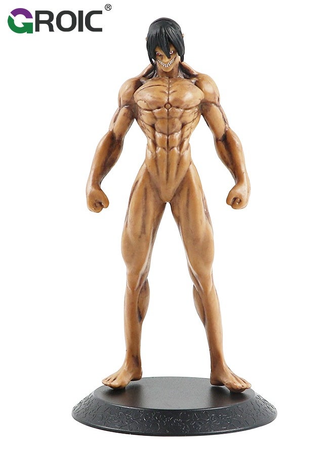 GROIC Attack on Titan Figure Anime Figure Eren Yeager Action Figure Model Toy for Office Decorations, Birthday Gifts, Collectibles Statue Anime Standing Figure  - Image 1