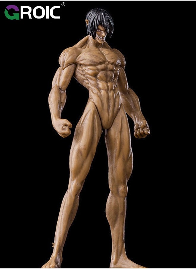 GROIC Attack on Titan Figure Anime Figure Eren Yeager Action Figure Model Toy for Office Decorations, Birthday Gifts, Collectibles Statue Anime Standing Figure  - Image 5