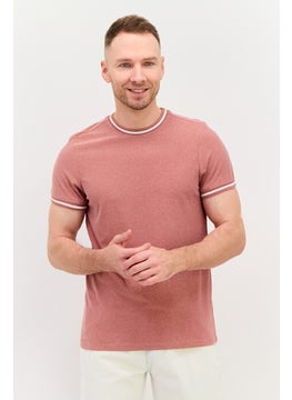 Original Supersoft Men Crew Neck Short Sleeve Solid T-Shirt, Light Brown  - Image 1
