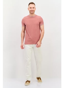 Original Supersoft Men Crew Neck Short Sleeve Solid T-Shirt, Light Brown  - Image 4