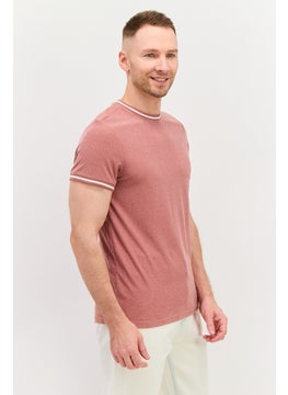 Original Supersoft Men Crew Neck Short Sleeve Solid T-Shirt, Light Brown  - Image 2