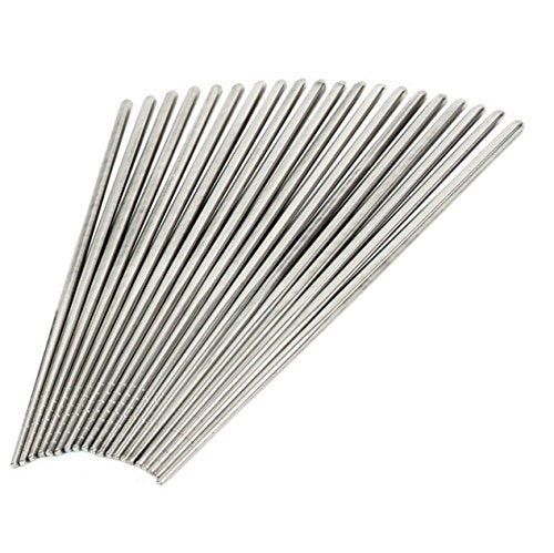 KitchenArt Olivia tree Chopsticks Non-Slip Grooves - Strong 10 Pairs Stainless Steel Vacuum Hollow Chopsticks - Image 2