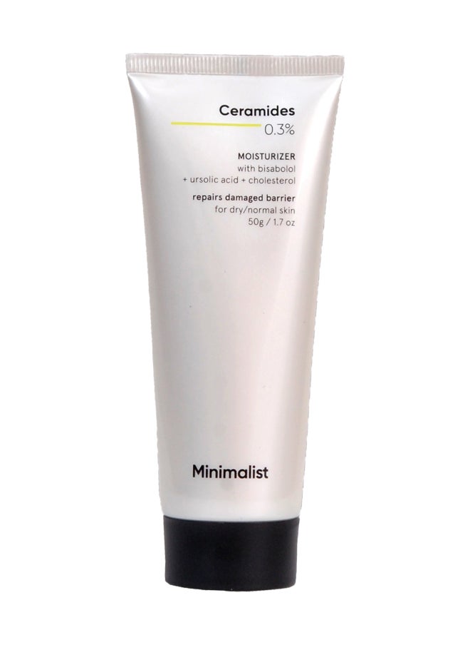 MINIMALIST - 0.3% Ceramide Moisturizing Face Cream For Dry Skin | Barrier Repair, Dryness And Deep Moisturization | Daily Moisturizer For Face - Image 1